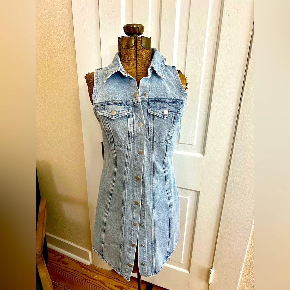 Amanda Uprichard Jean Dress great for country concert NEW w/Tags, Size Small
